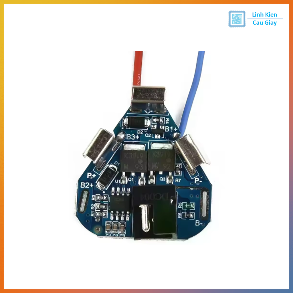 Mạch sạc và bảo vệ pin 3 Cell hình tam giác cho máy khoan 8A