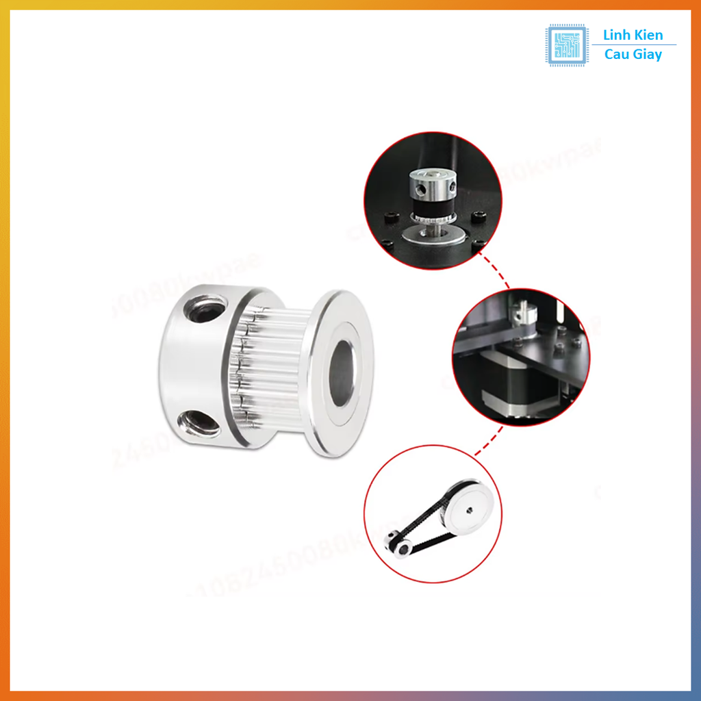 Puly GT2 Rộng 6mm 20 Răng