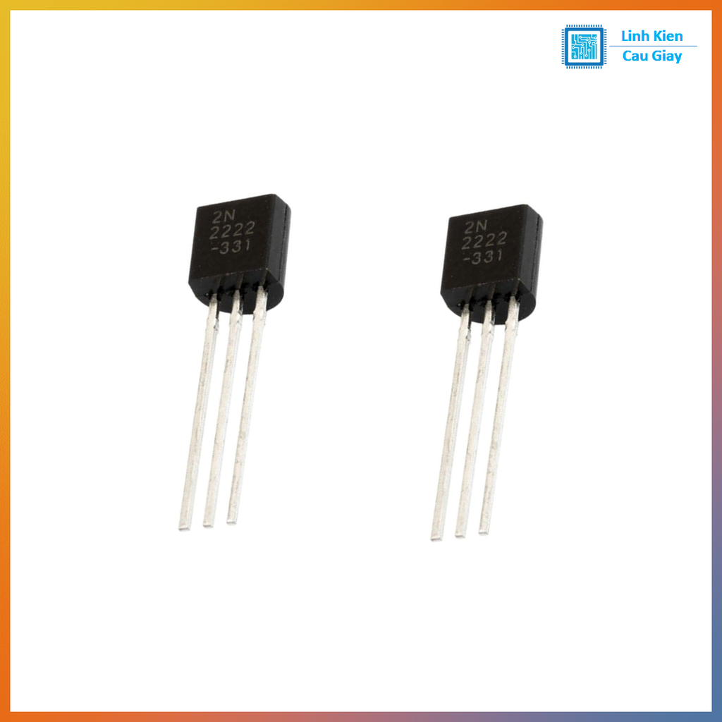Linh kiện 2N2222 NPN DIP TO-92 (Gói 10c)