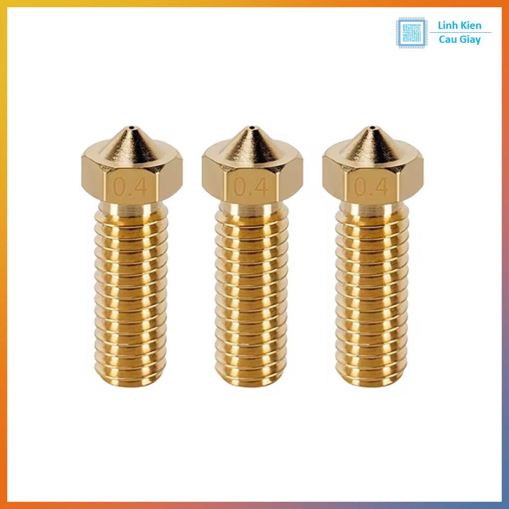 Đầu in E3D Volcano bằng đồng