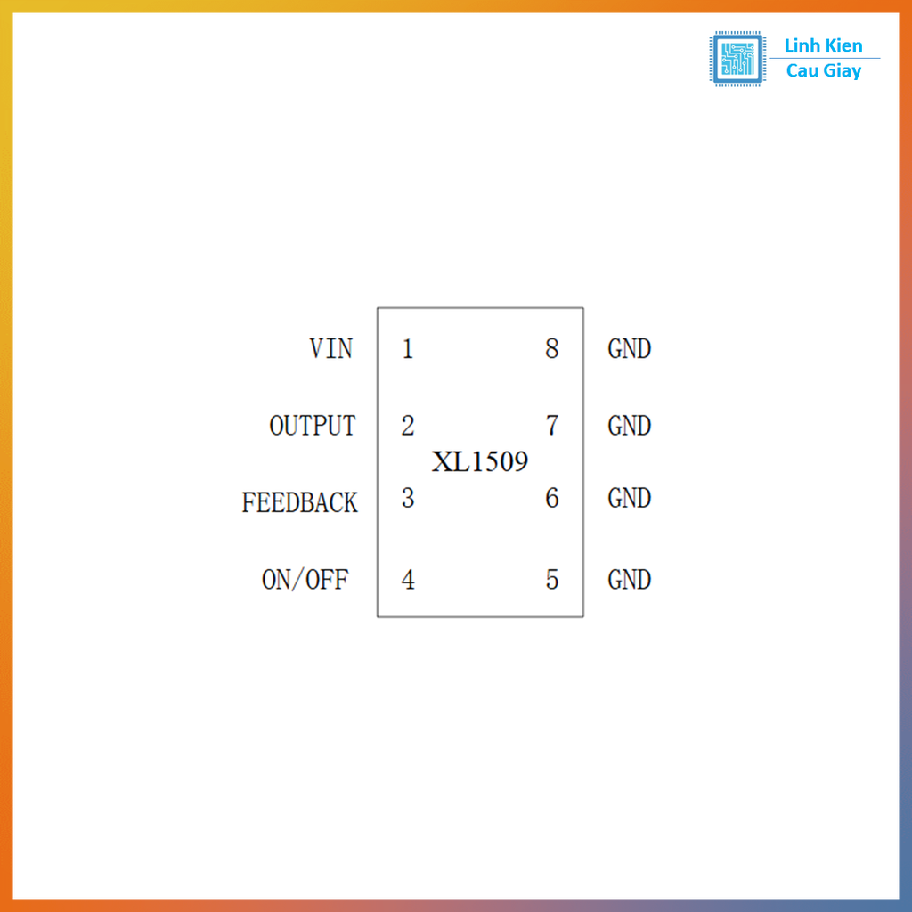 Linh kiện XL1509-5V SMD SOP8