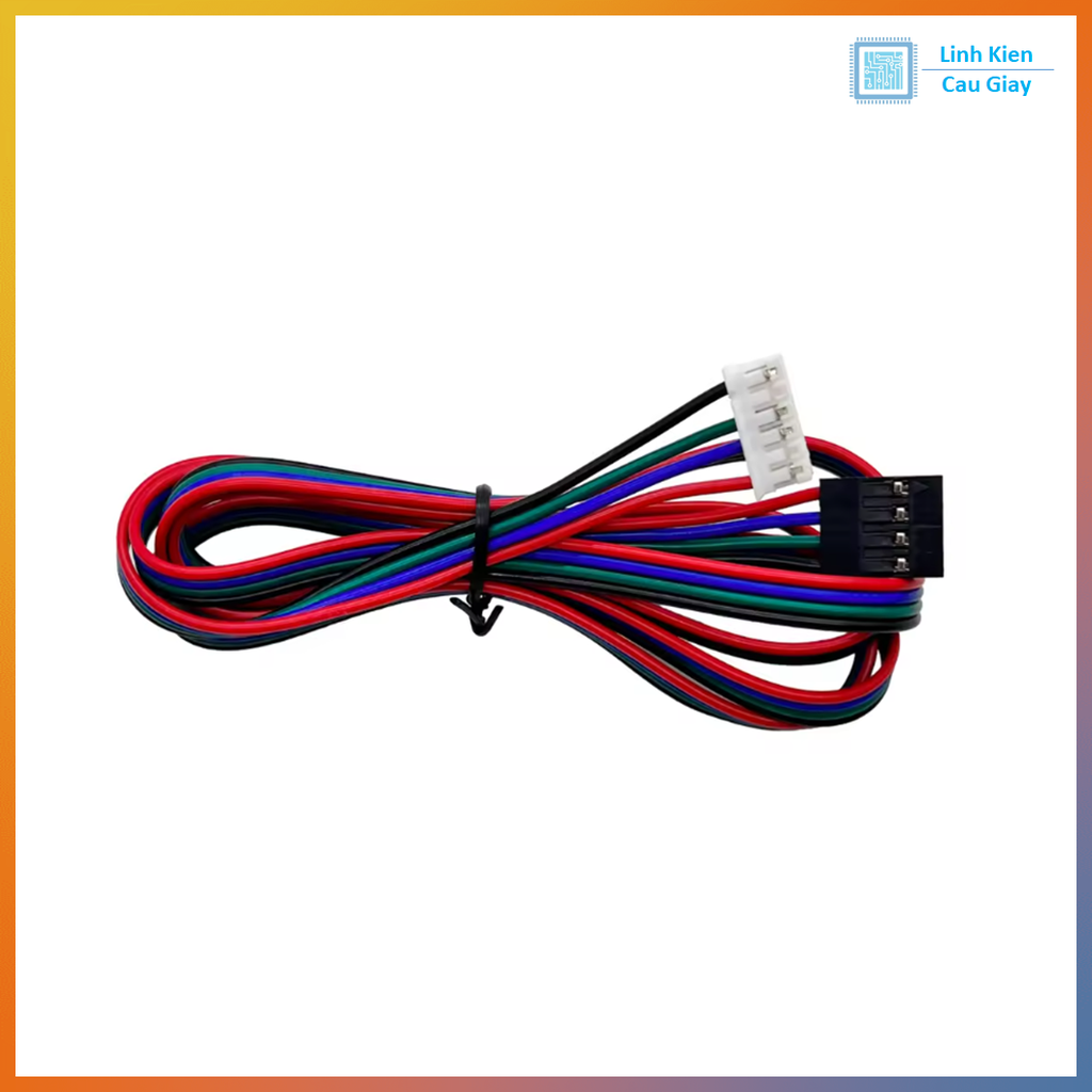 Dây nối động cơ bước NEMA17 – Cáp 4Pin Dupont sang 6Pin XH2.54 cho máy in 3D