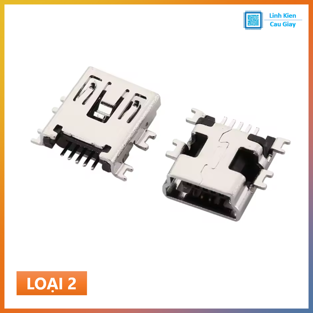 Cổng Mini USB SMD (Loại cái)