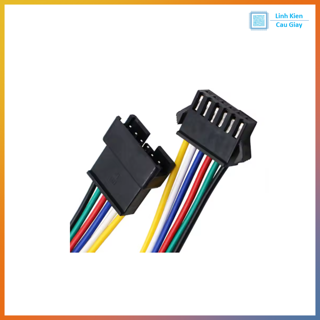 Cặp Jack kết nối đực cái SM 2.54mm dài 40cm đủ loại