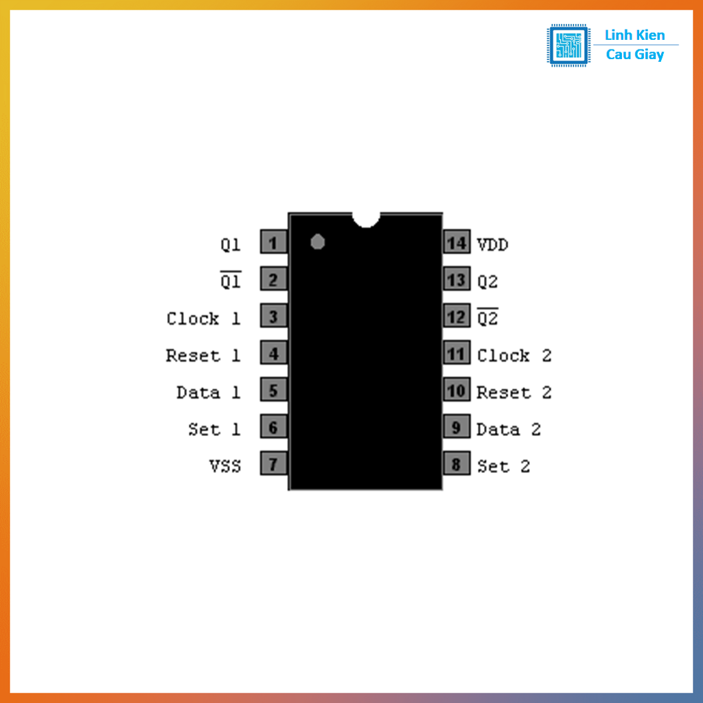 Linh kiện IC CD4013