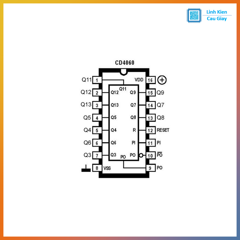 Linh kiện IC CD4060