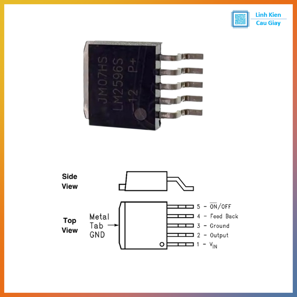 Linh kiện LM2596-12V TO-263-5