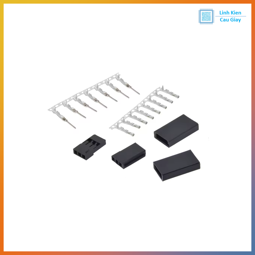 Lõi Header DuPont 2.54mm Đực (10 con)