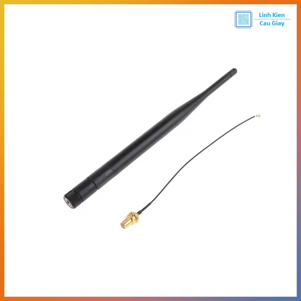 Anten GSM 4G 3G 2G GPRS 6db SMS Đực Dài 19.5cm