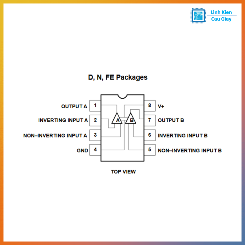 Linh kiện LM393 SOP-8
