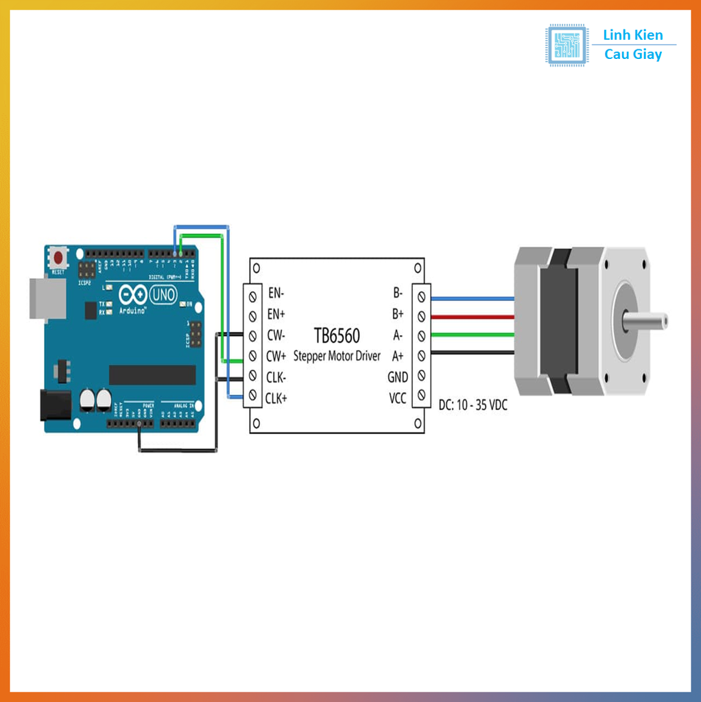 Module điều khiển động cơ bước TB6560 3A