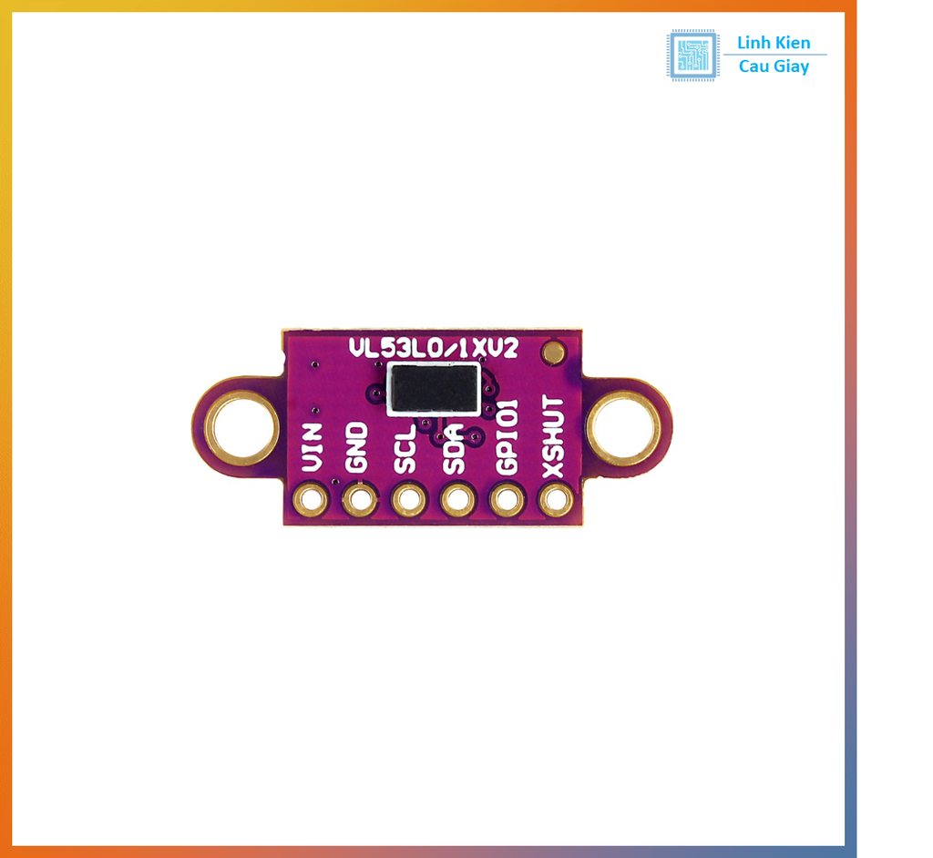Cảm biến khoảng cách ToF GY-530 (VL53L0X) – I2C 0x29, 2m, 1 mm