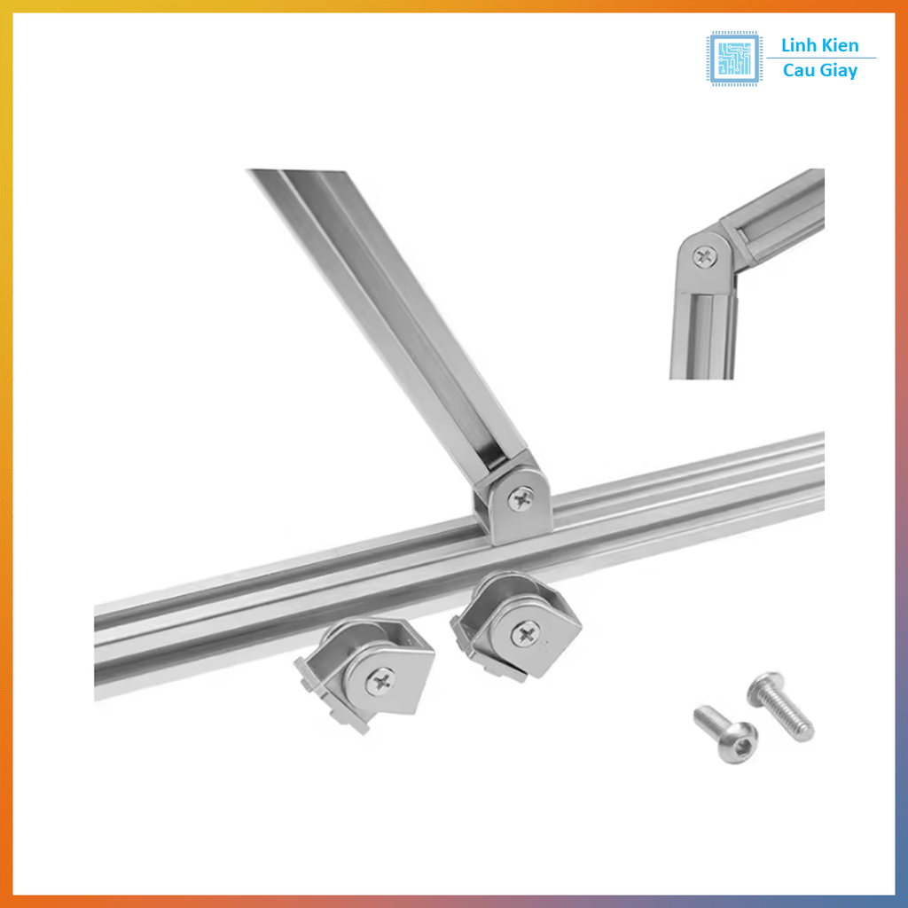 Bản lề nối góc nhôm 3030