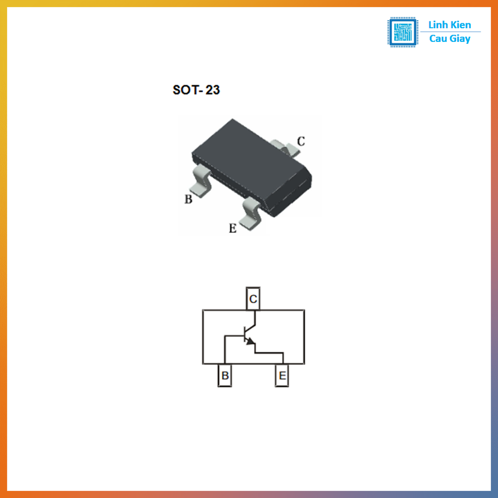 Linh kiện C1815 NPN SMD SOT23 (Gói 10c)