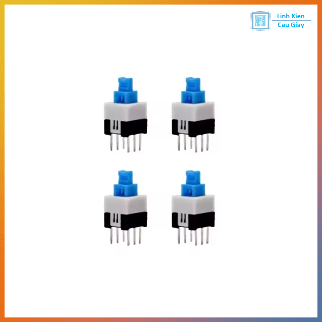 Nút nhấn 6 chân 7X7mm - Nhấn giữ