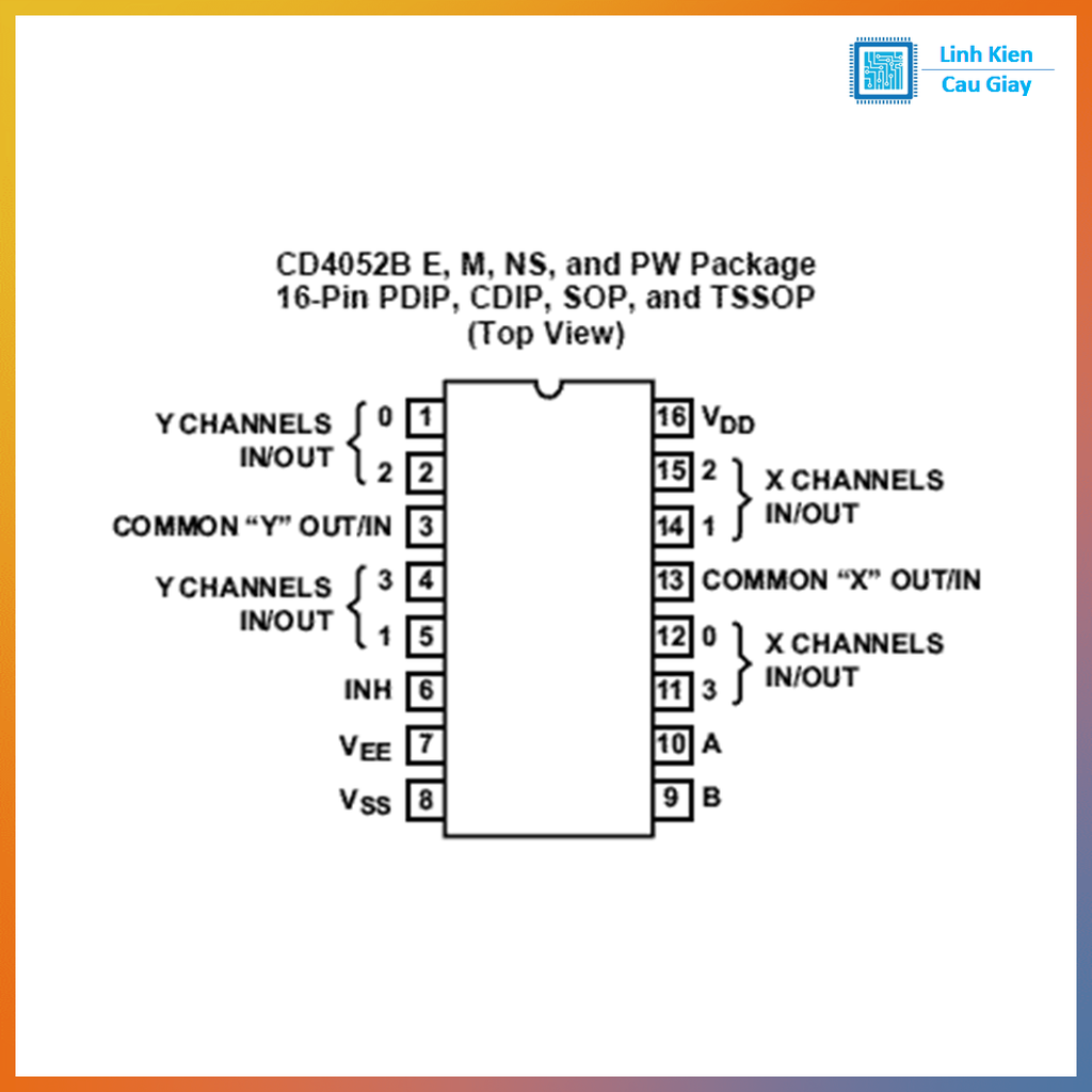 Linh kiện IC CD4052