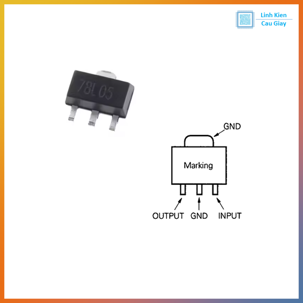 Linh kiện 79L05 SMD SOT-89