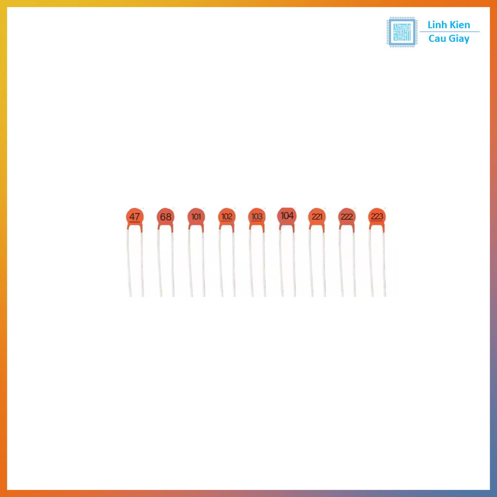 Tụ Gốm 400PF đến 900PF 50v (SL 10con)