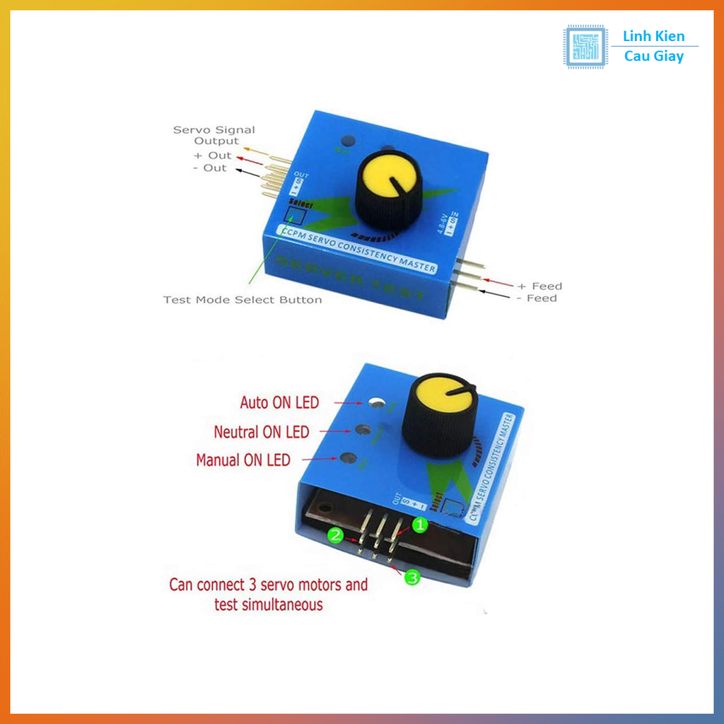 Bộ test động cơ RC Servo/ESC