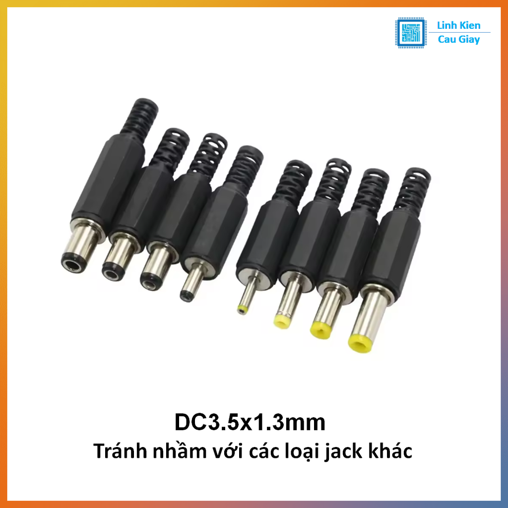 Jack Đực DC 3.5*1.3mm