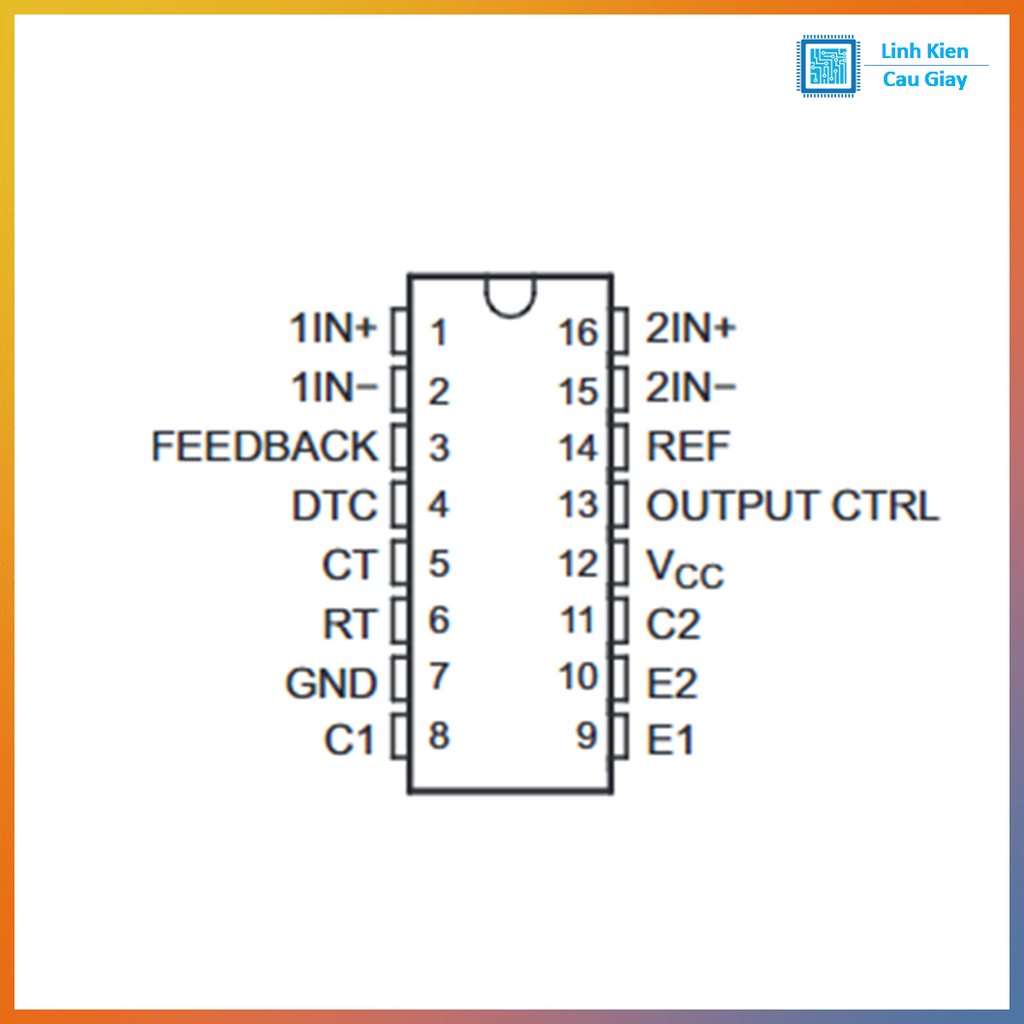 Linh kiện TL494C SOP-16