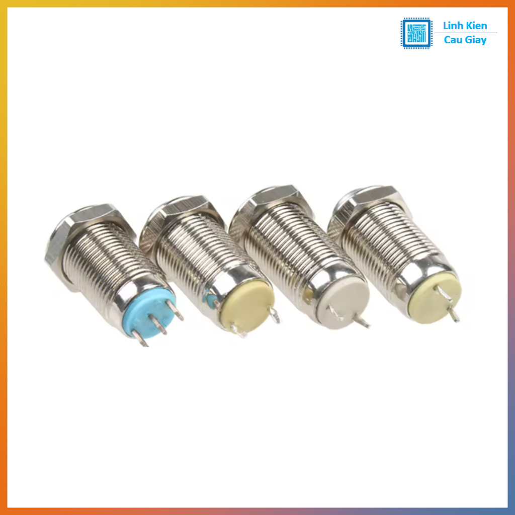 Nút nhấn kim loại 10mm