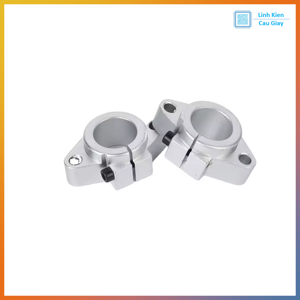Kẹp trục ngang, Gối đỡ ti trượt tròn ngang SHF8, SHF10, SHF12, SHF16, SHF20