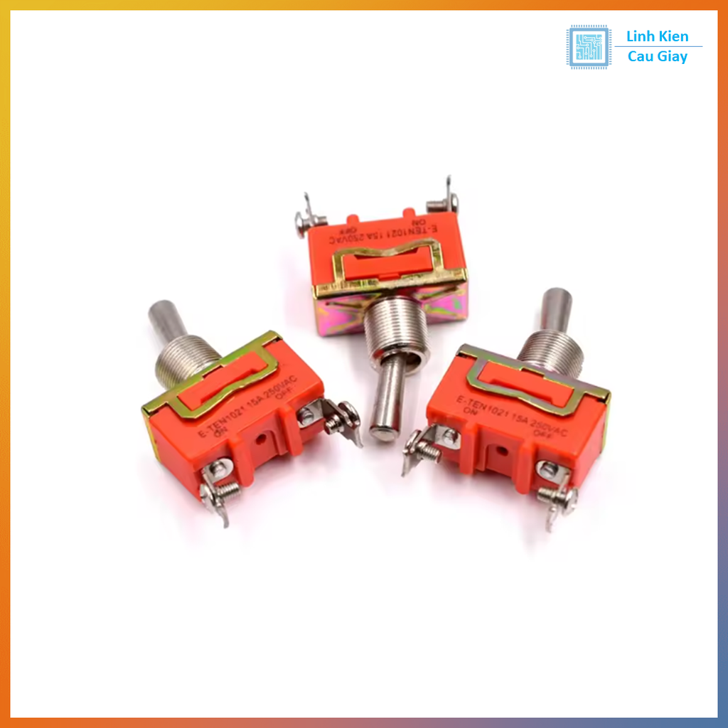 Công tắc gạt 2 chân 2 vị trí E-TEN 1021 (15A 220V)