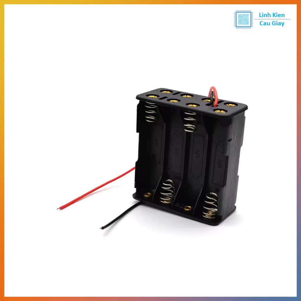 Đế 8 pin AA 2 tầng