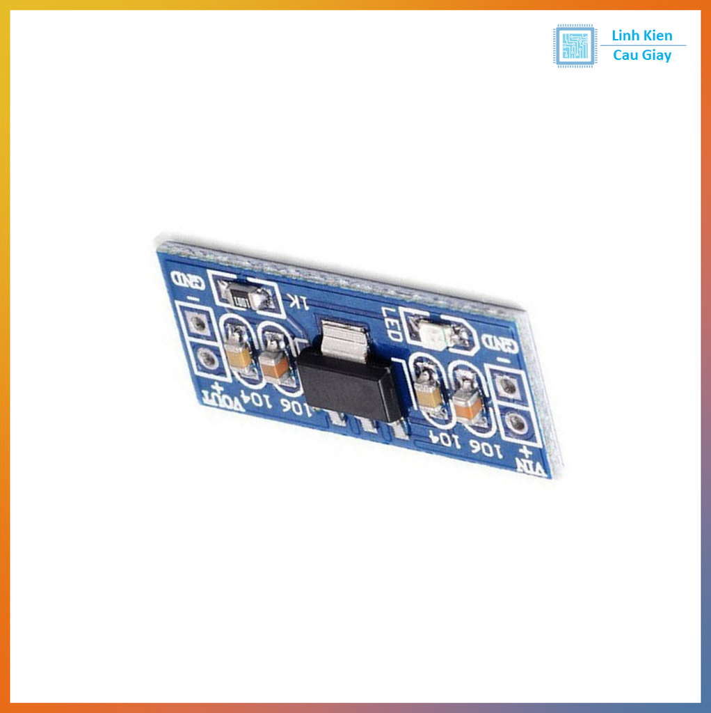 Module Hạ Áp AMS1117-3.3V Mini 800mA 4.5-12V DC