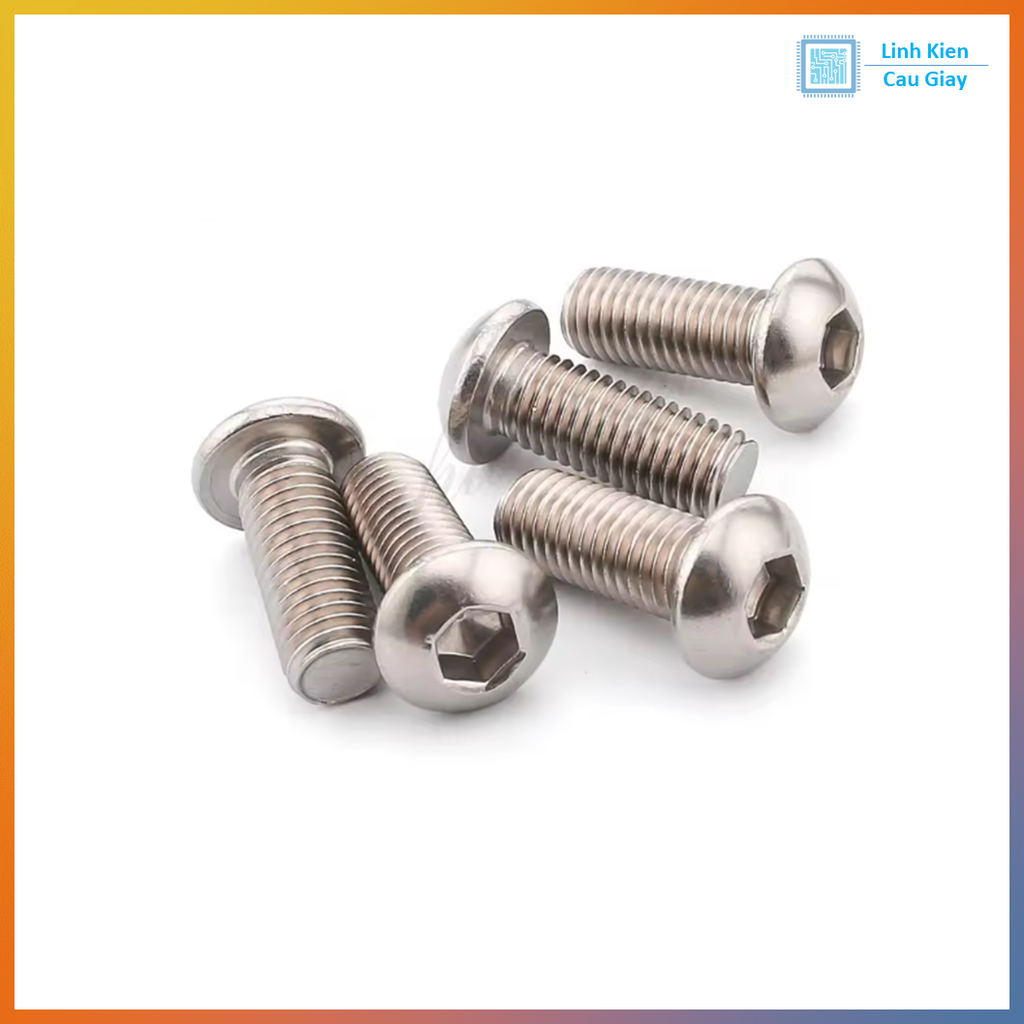 Bulong Lục Giác Đầu Tròn M6 (SL 10c)