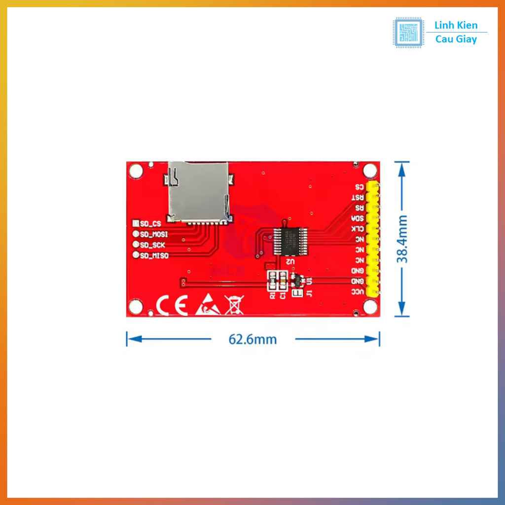 Màn hình LCD TFT 2.0 Inch Giao tiếp SPI