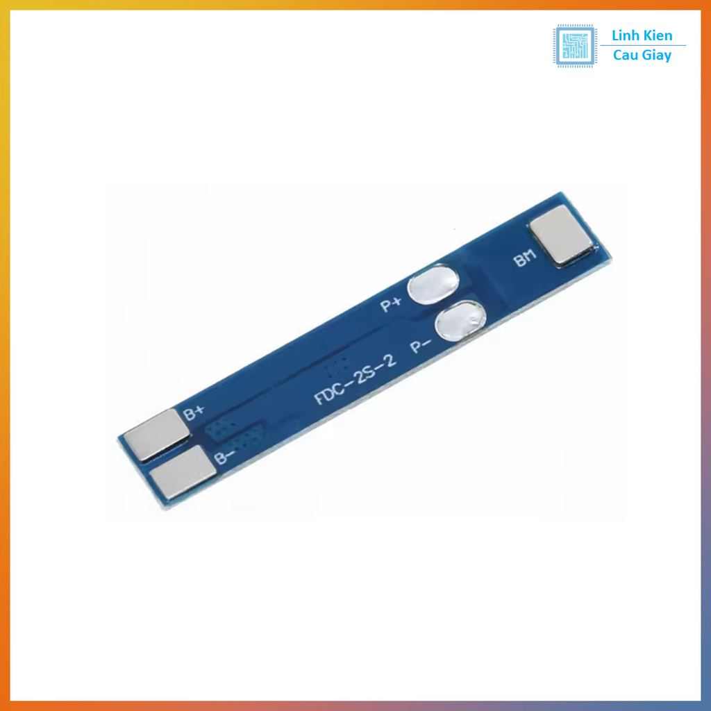 Mạch sạc và bảo vệ pin 2 Cell 3A lithium 18650