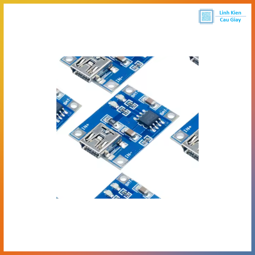 Mạch Sạc Pin 1 Cell 18650 TP4056 1A MiniUSB