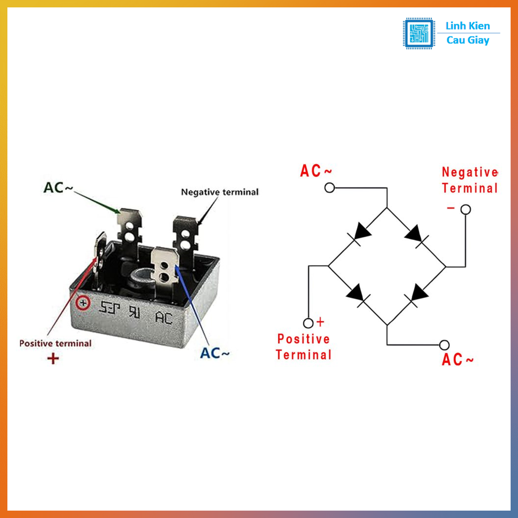 Linh kiện Diode KBPC3510 35A 1000V