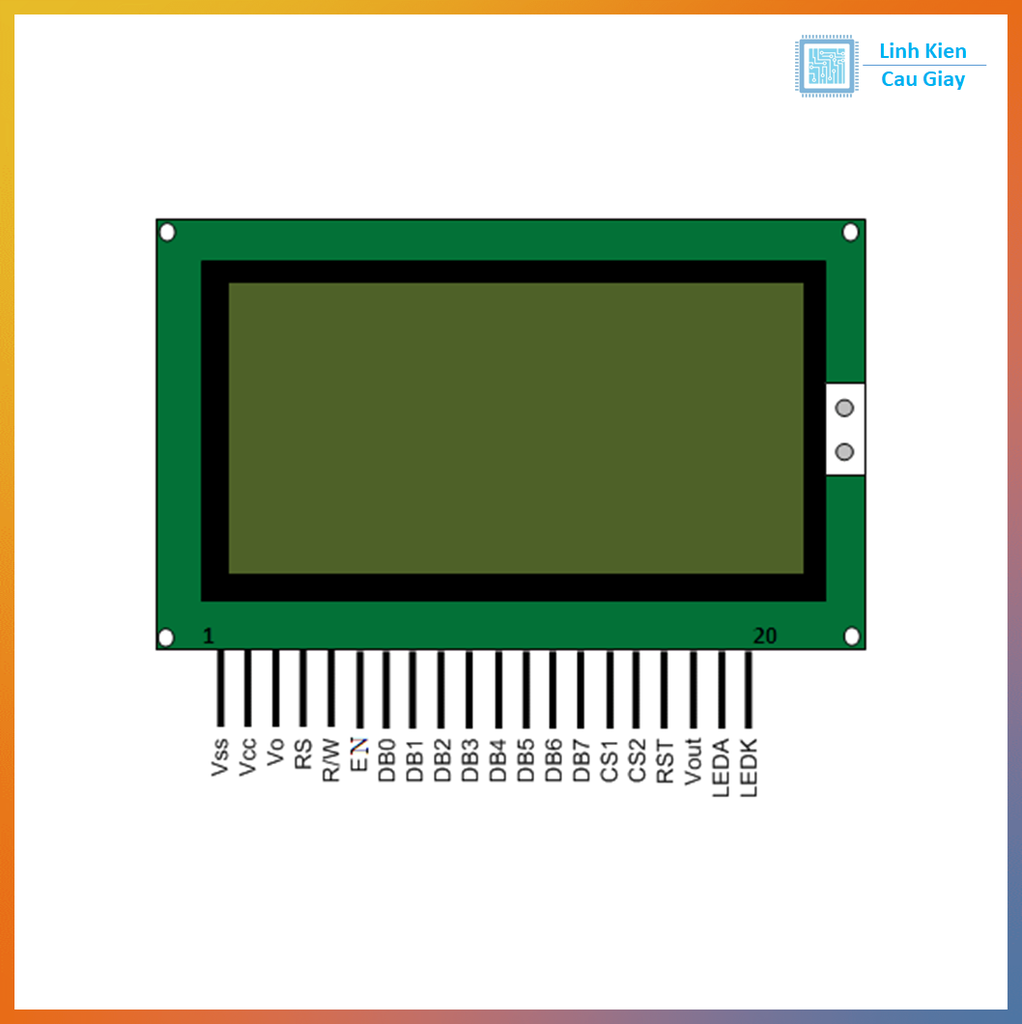 Màn hình LCD 12864  (ST7920)