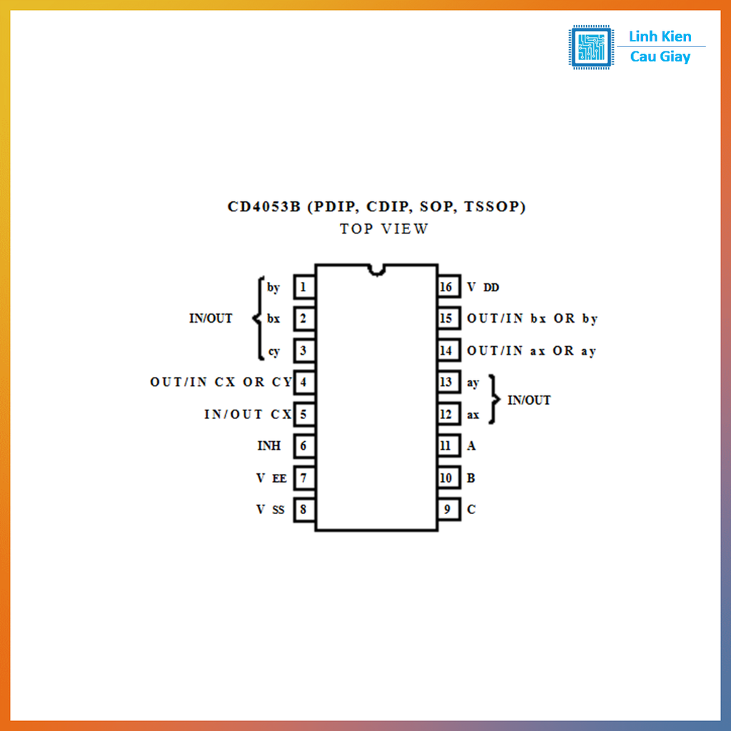 Linh kiện IC CD4053
