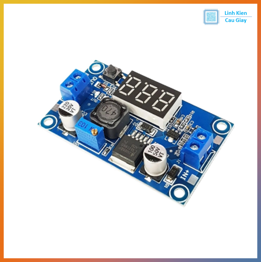 Module Hạ Áp LM2596 3A Hiển thị Led