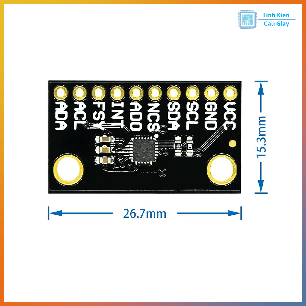 Module Cảm Biến Quán Tính 9DOF ICM-20948 (Accel + Gyro + Mag) – Giao Tiếp I2C & SPI