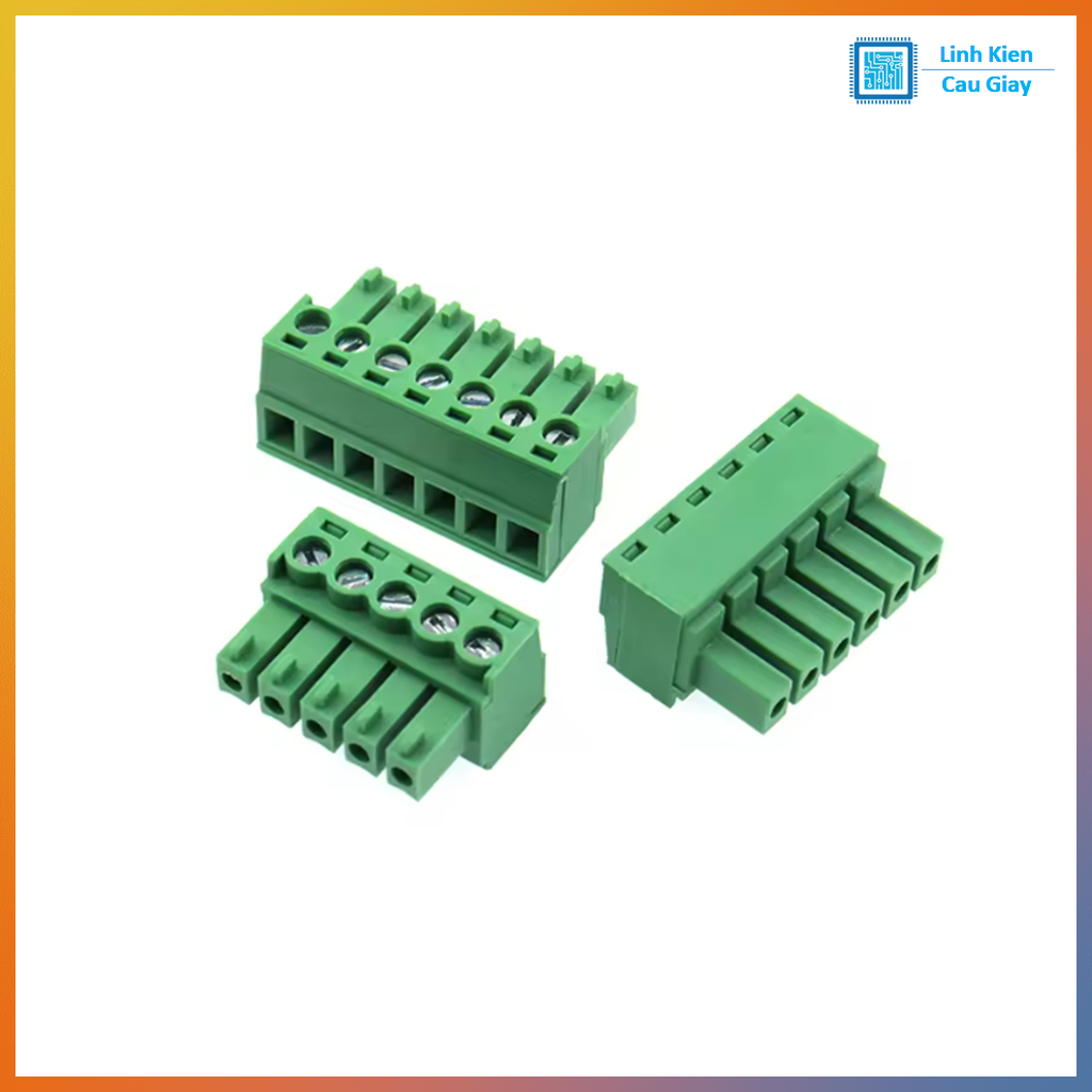 Connector Terminal EDG3.81mm (chân cong)