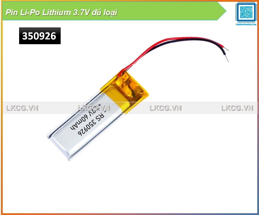 Pin Li-Po Lithium 3.7V đủ loại