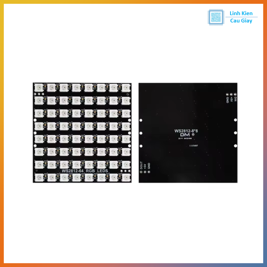 Module 64 LED RGB WS2812 5050