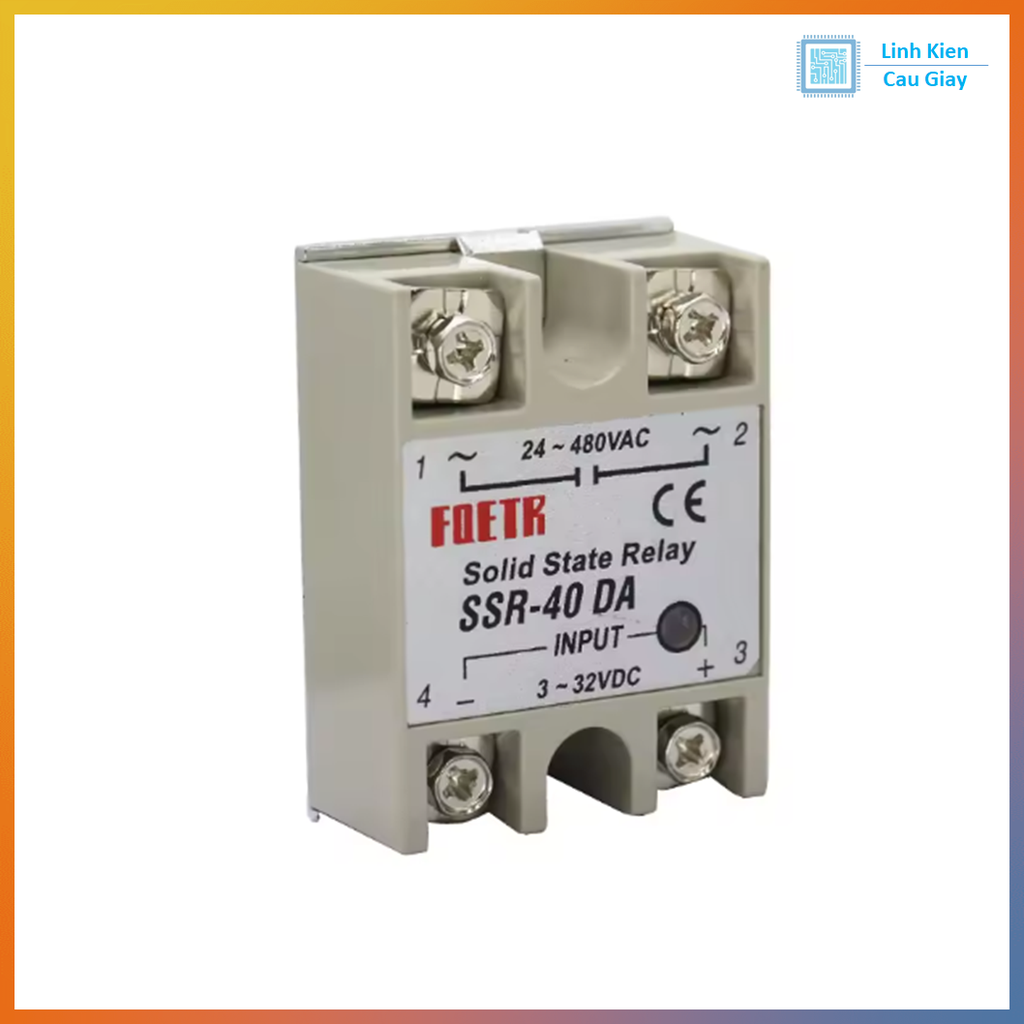 Relay Bán Dẫn Fotek Solid SSR 40/50/60/100 DA,DA-H,VA-H,AA-H (Hàng Loại Tốt)