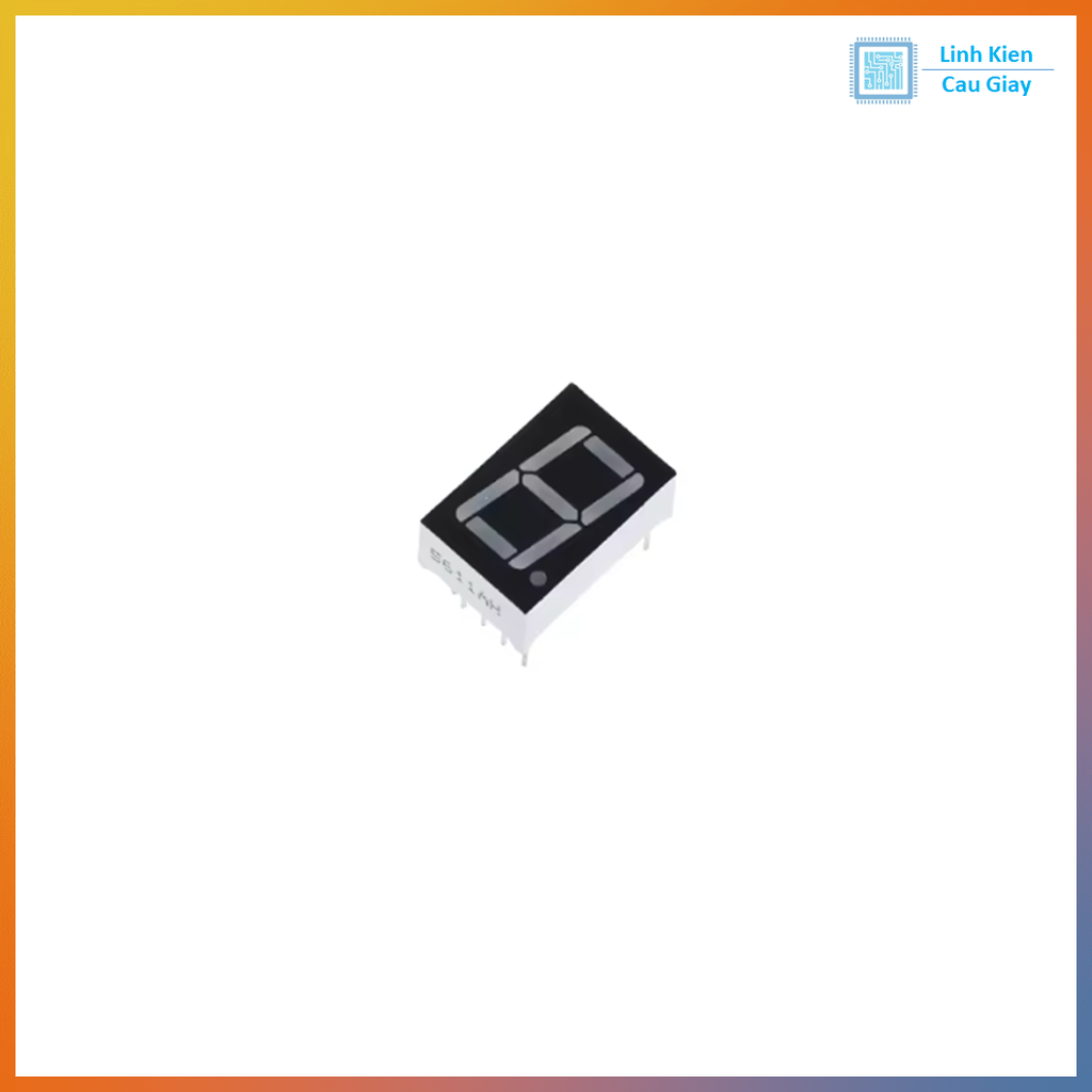 LED 7 Thanh 0.36inch Anot Chung - Sáng Đỏ