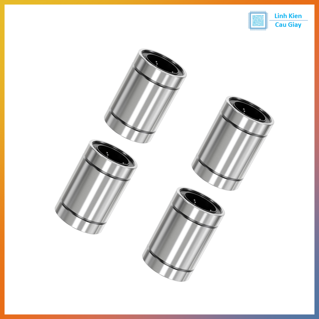 Bạc trượt ngắn LM6UU, LM8UU, LM10UU, LM12UU, LM16UU, LM20UU