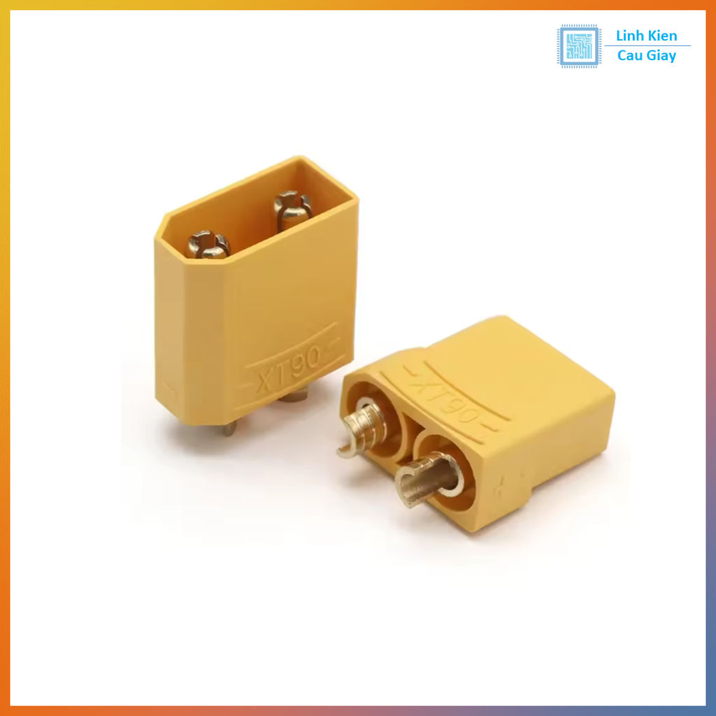 Jack cắm XT90 mạ vàng, Jack Đực Male, Jack Cái Female
