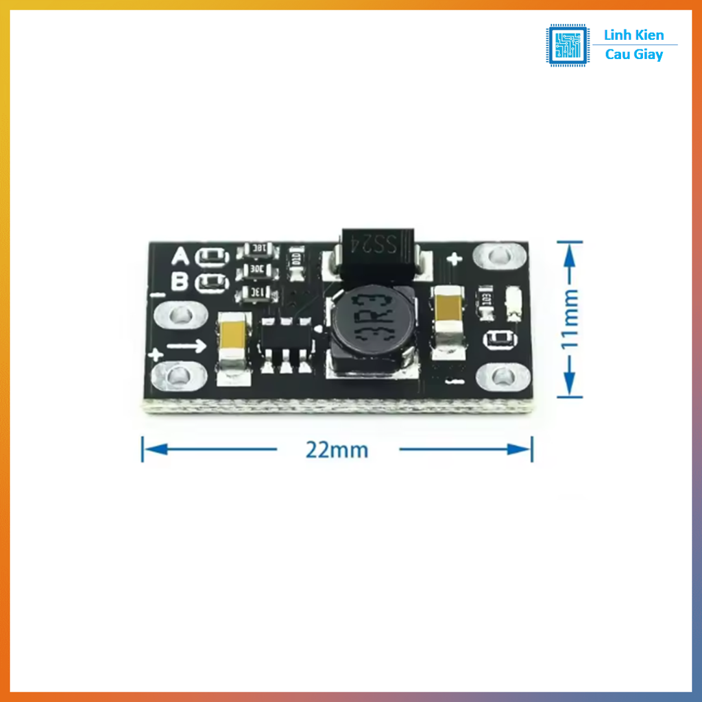 Module tăng áp 3,7v DC lên 5v, 8v, 9v, 12v