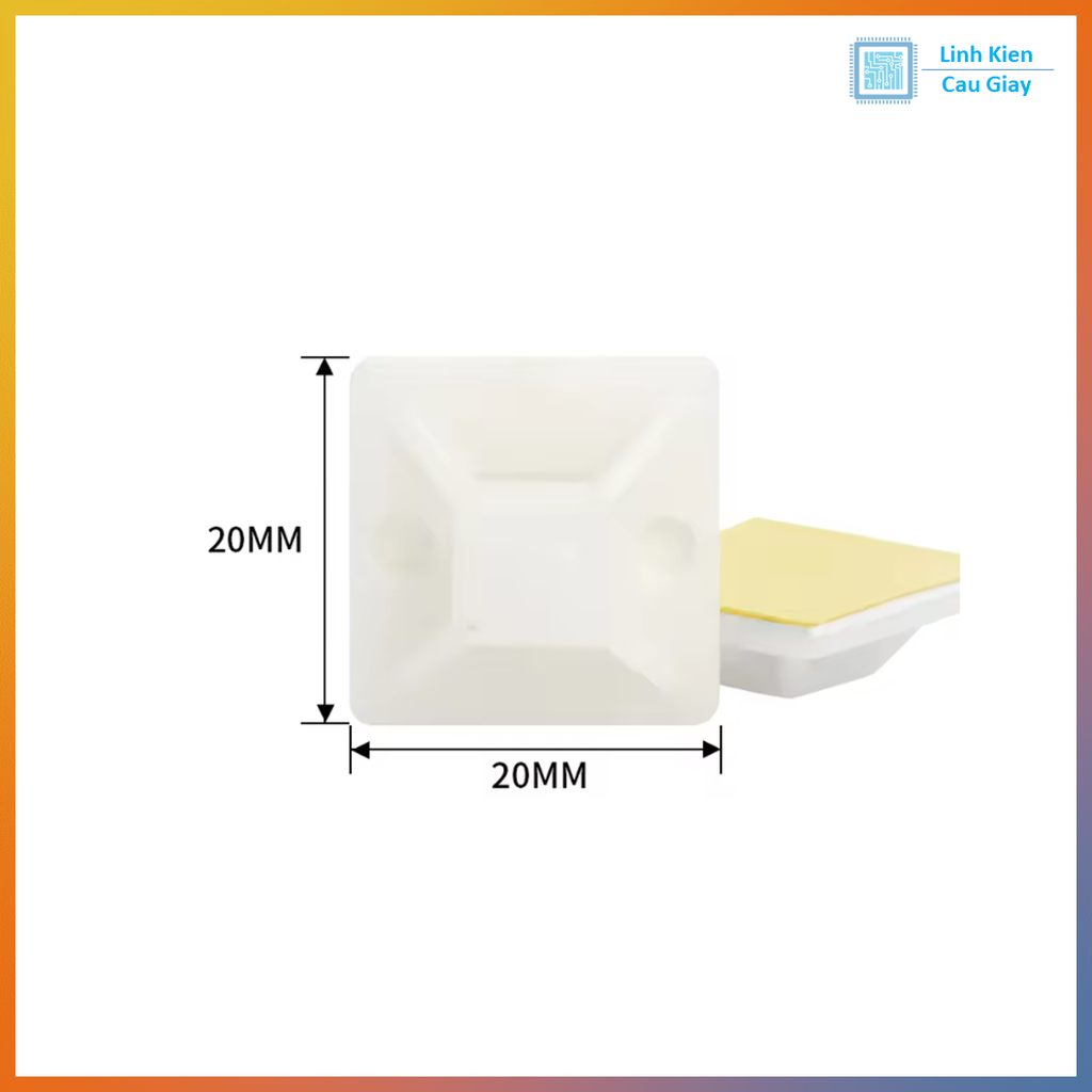 Miếng dán thít dây điện 3M kích thước nhiều loại (Giá 10c)