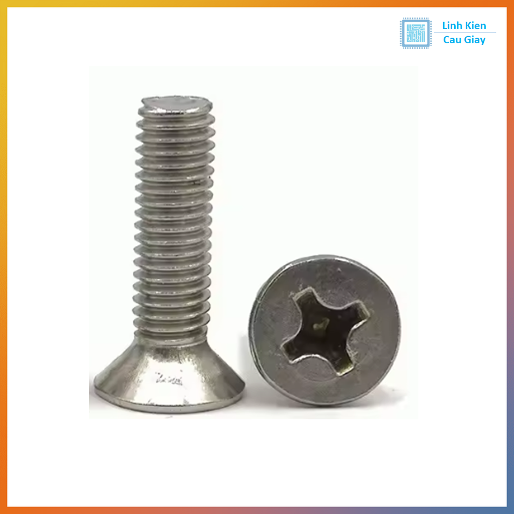 Bulong Chữ Thập Inox M3 (Giá 10c)