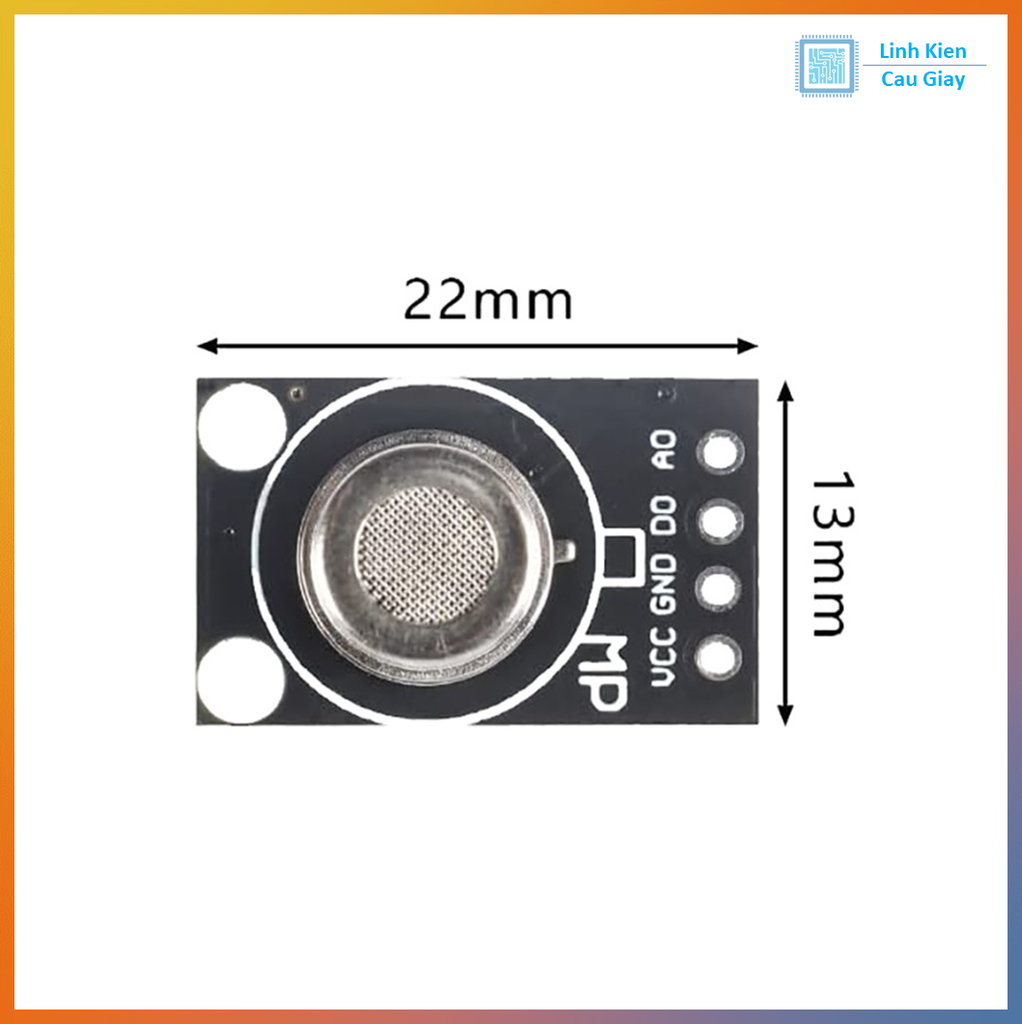 Cảm biến khí MP135 – Module đo khí VOC, H₂, CO, Alcohol